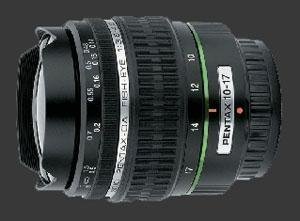 Pentax DA 10-17mm F3.5-4.5 ED (IF) Fish-Eye Lens Specifications