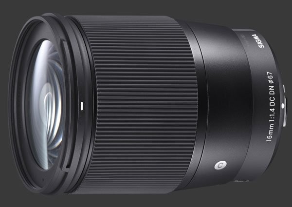 Sigma C DN 16mm F/1.4 DC Lens